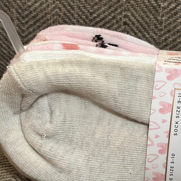 NWT Rae Dunn 6 Pair WMN’s Cushion Quarter Socks Valentine’s Day - Picture 4 of 11
